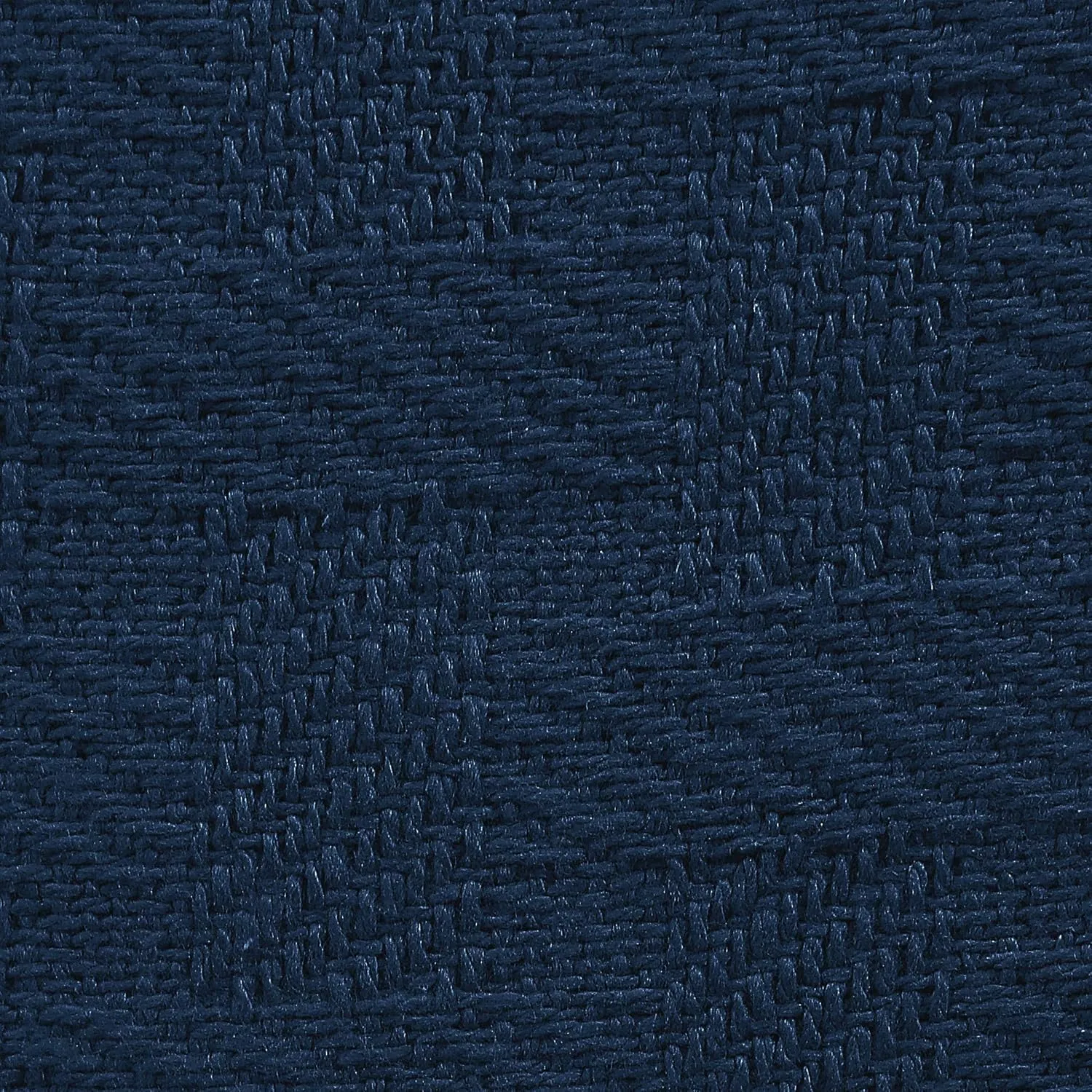 GLAMBURG 100% Cotton, Breathable bed blanket king size, Cotton Thermal Blankets - Perfect for Layering Any Bed for All Season - Navy Blue