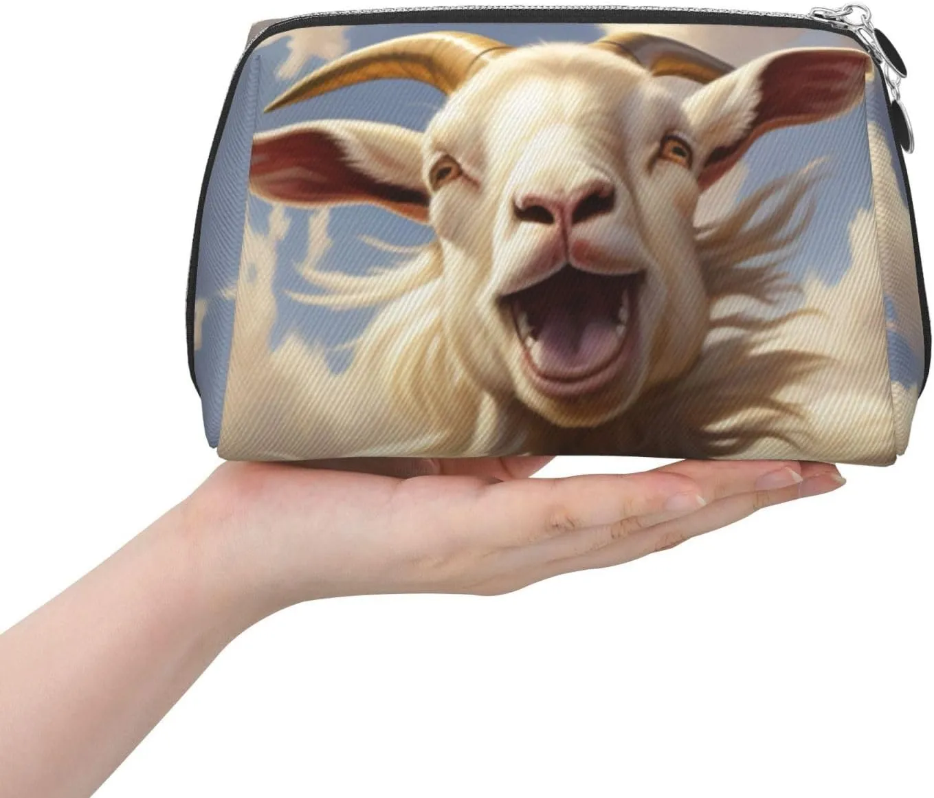 Goat Frolic Travel-Ready Toiletry Bag, Compact Makeup Organizer For Women
