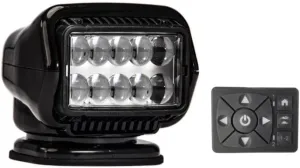 GOLIGHT 30214ST, Stryker LED Spotlight, Permanent Mount, Black