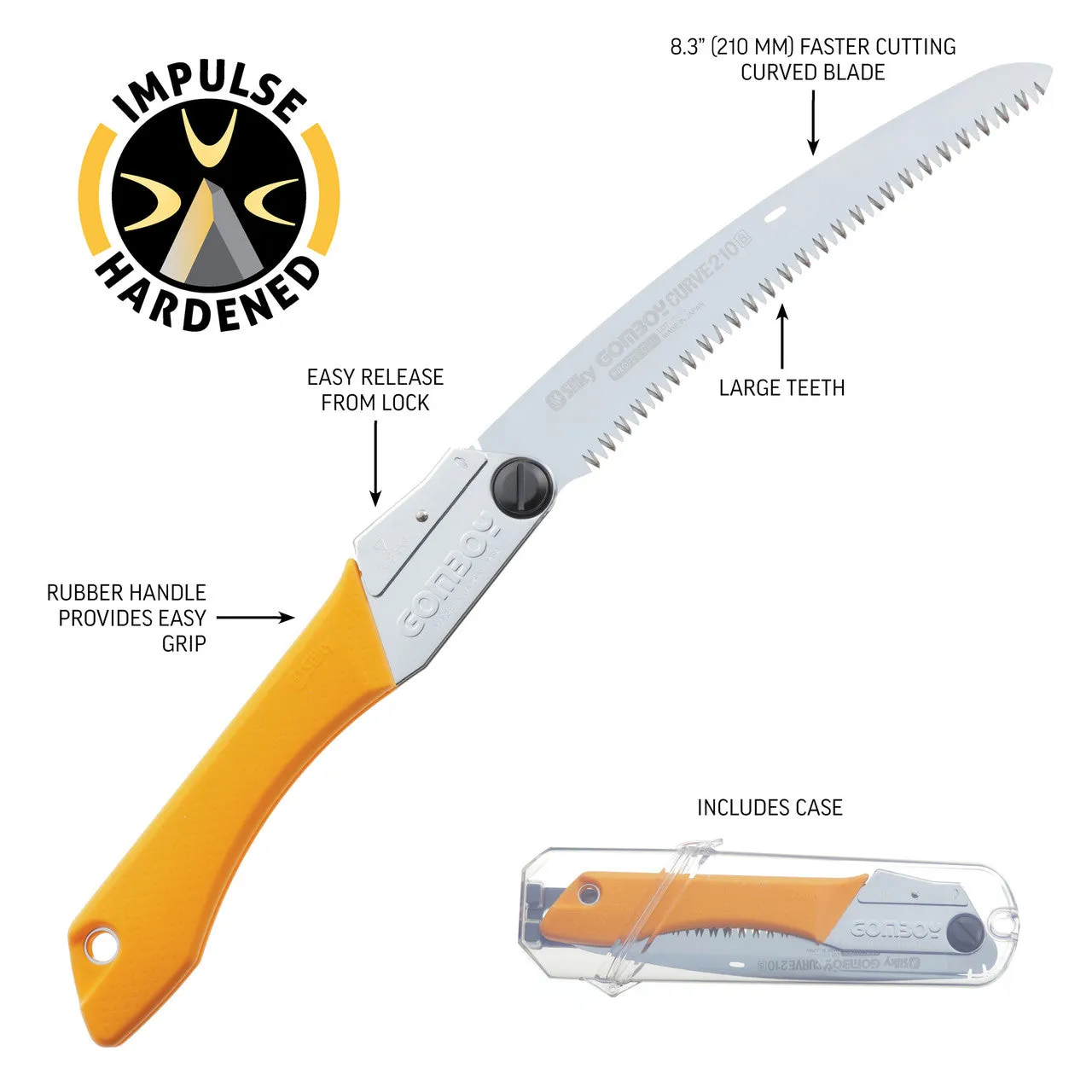 Gomboy Curve 210mm Folding Saw