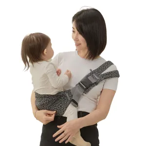 GOOSEKET 365 Toddler Carrier, 100% Cotton, Lightweight, Easy-to-USE, Portable, Suitable from 6-48 Months, Supports UP to 44LBS (Gray Leopard)
