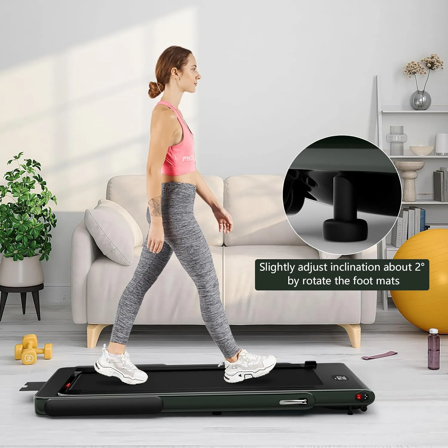 Goplus 1100W Folding Treadmill Electric Motorized Power Fitness Running Machine w/Support