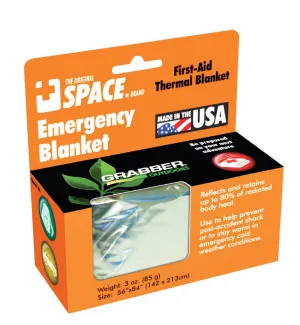 Grabber Warmers Silver Survival Blanket .5 in. H X 56 in. W X 84 in.