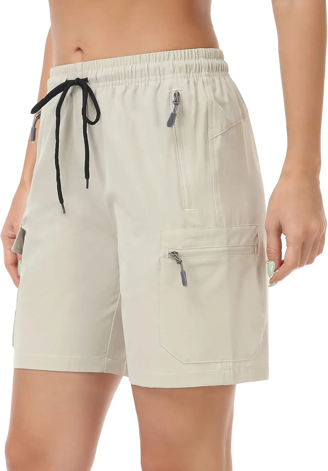 GymBrave Women's Hiking Shorts Quick Dry Lightweight Cargo Shorts for Outdoor Athletic Travel with Pockets