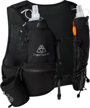 Haimont Hydration Running Vest with Water Bottles for Women Men, Adjustable Lightweight 8L Water Backpack with Soft Flasks for Trail Running