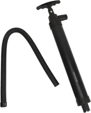 Hand Bilge Pump Manual Bilge Pump with Hose Portable Hand Water Pump Kayak Pump for Yachts Boats Kayaks Speedboats (Black)