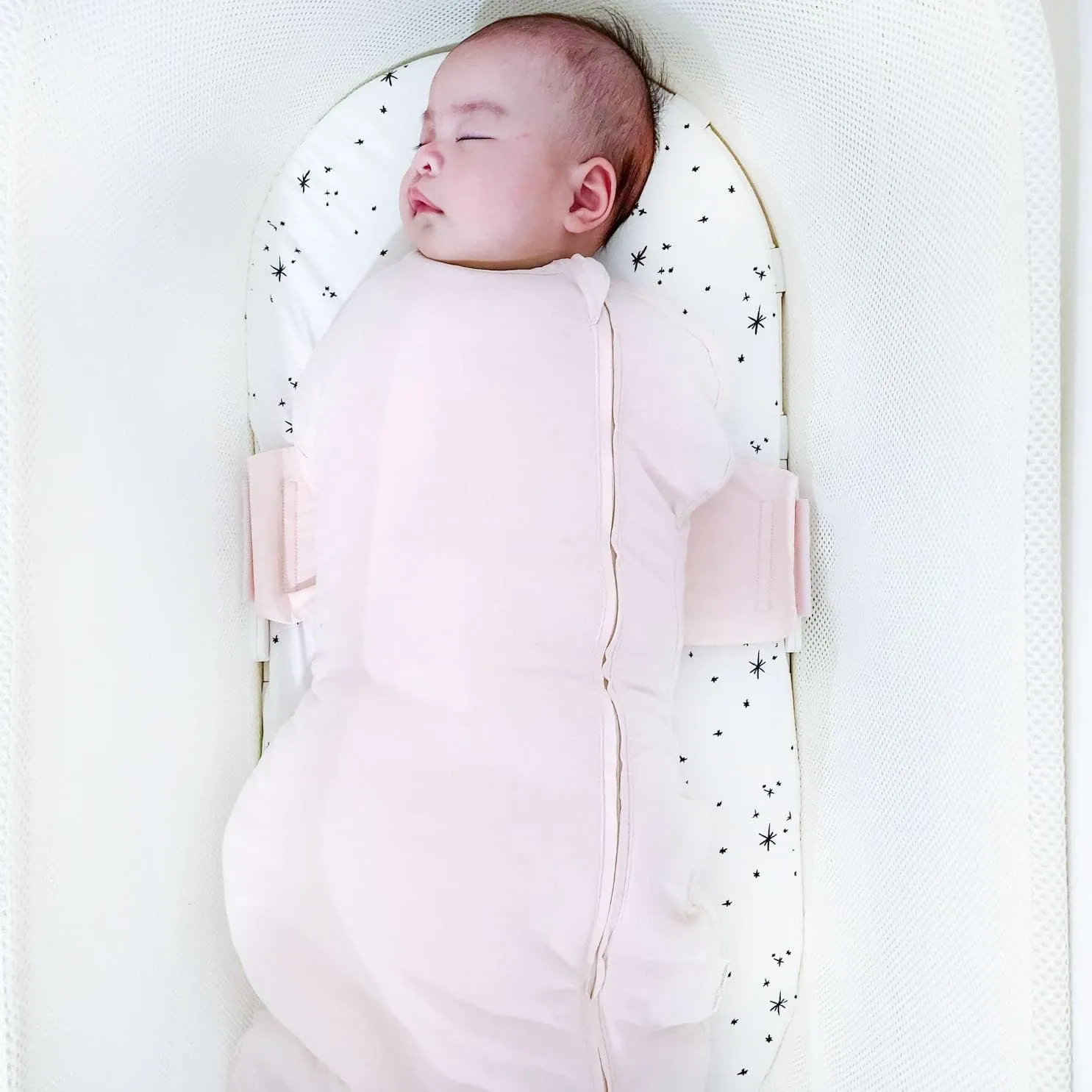 Happiest Baby SNOO Comforter Sleep Sack - Organic Cotton Swaddle Blanket - Doctor Designed Promotes Healthy Hip Development