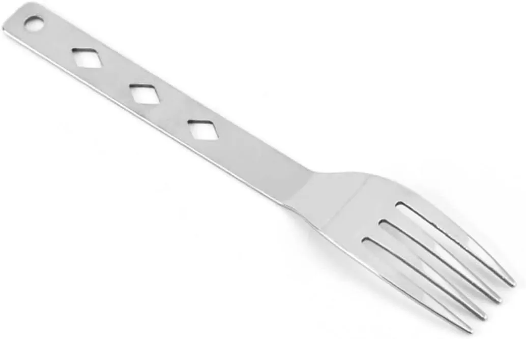 Happyyami 2sets Folding Cutlery Portable Stainless Steel Tableware for Camping Hiking and Picnics Compact Utensils Smooth Lightweight and Easy to Clean