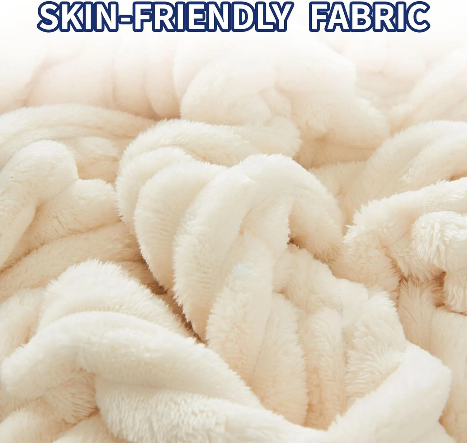 Heated Blanket Electric Throw - Soft Heating Blankets with Wireless Remote Controller, 5 Heat Setting & 1-12 Time Settings, Warm Flannel Sherpa Blanket Gift for Family (Beige, 50"×60")
