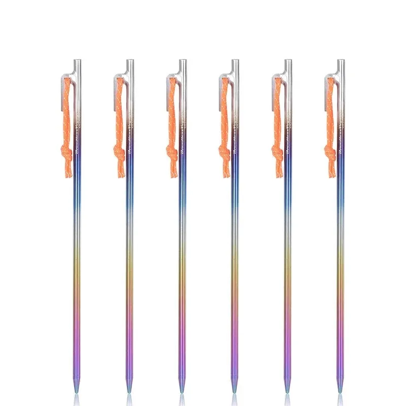 Heavy Duty Titanium Alloy Tent Stakes