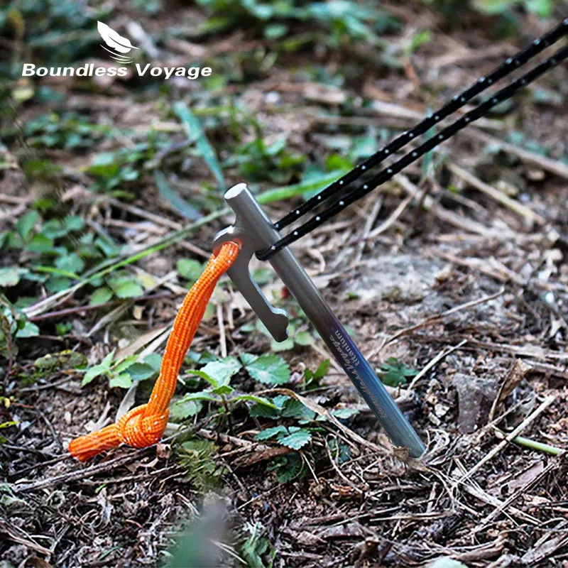 Heavy Duty Titanium Alloy Tent Stakes