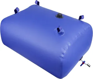 Heavy-Duty Water Storage Bladder - 63.4Gal/240L with Stainless Steel Fittings, Leak-Proof & Durable Cistern – Portable Tank for Emergency, Farming, Camping, and RV Use