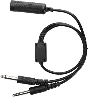 Helicopter to General Aviation Headset Adapter Cable David Clark AVCOMM, U 174