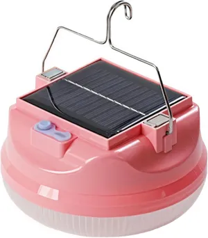 High Capacity Solar-Powered Camping Lamp, 6000Mah Battery, Abs Construction, Touch Switch, Ideal for Emergency Lighting