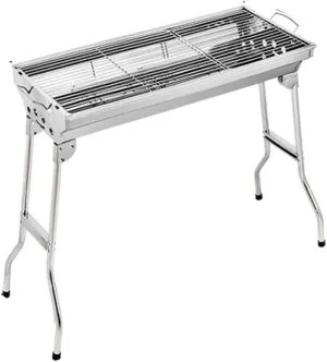 Home Charcoal Grill Convenient Folding Outdoor Camping Lar Stainless Steel Grill for Outdoor Grilling