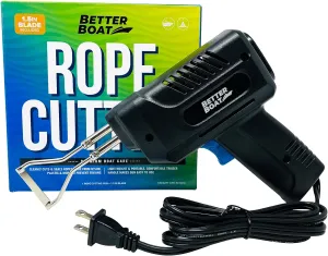 Hot Knife Rope Cutter, Heated Nylon Strap Cutting and Sealing Tool, Marine Grade Line Cutter, Fabric Ribbon, Plastic Cutting and Sealing Tool