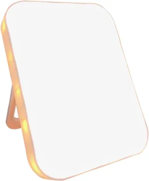Housoutil 3-in-1 Compact Mirror Led Light Touch Control Makeup Mirror Portable LED Lighted Cosmetic Mirror
