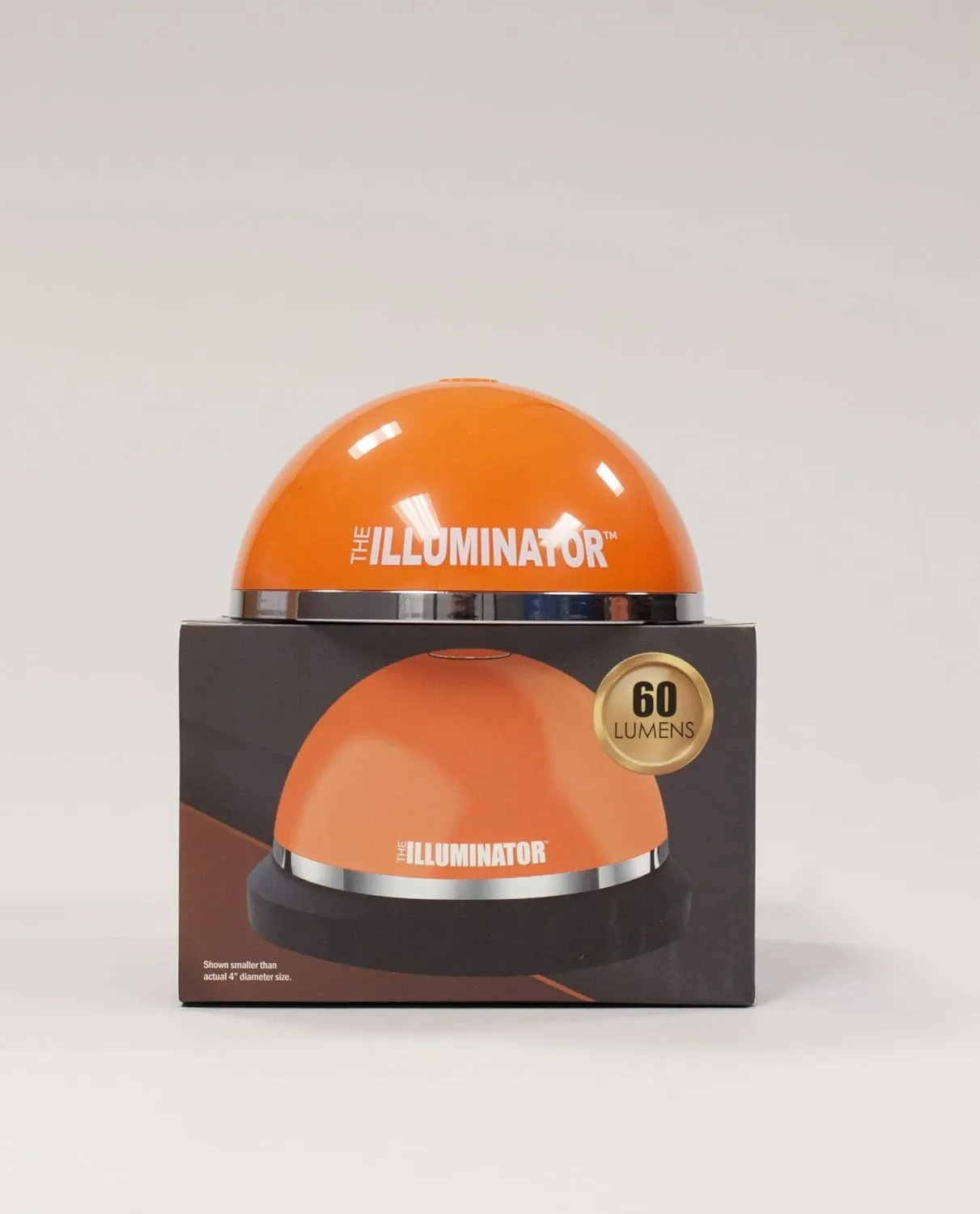 Illuminator 4 (2-Pack, Orange) Flashlight, Outdoor Use, Camping, Task Lighting, Lightweight, LED, High Lumens, Long Running Time, Battery Powered, Mountable, Emergency, Home