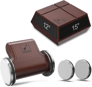 imarku Knife Sharpener, Professional Rolling Knife Sharpener with ABS Construction, 2 Diamond Discs & 4 Magnetic Angles (12°/13°/15°/20°) for All Kitchen Knife Set, Father's Day Gifts