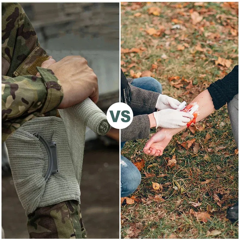 inch Israel Bandage - Essential Outdoor First Aid Trauma Kit for Emergency Hemostasis