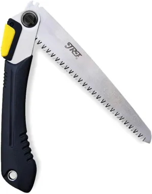 JRF Folding Hand Saw Heavy Duty Extra Long 9 Inch Blade Hand Pruning Saw,Shaped Sawtooth Blade with Durable SK-5 Steel for Bone, Dry Wood, Trimming Branches, Camping, Clearing Forest Trails, Hunting