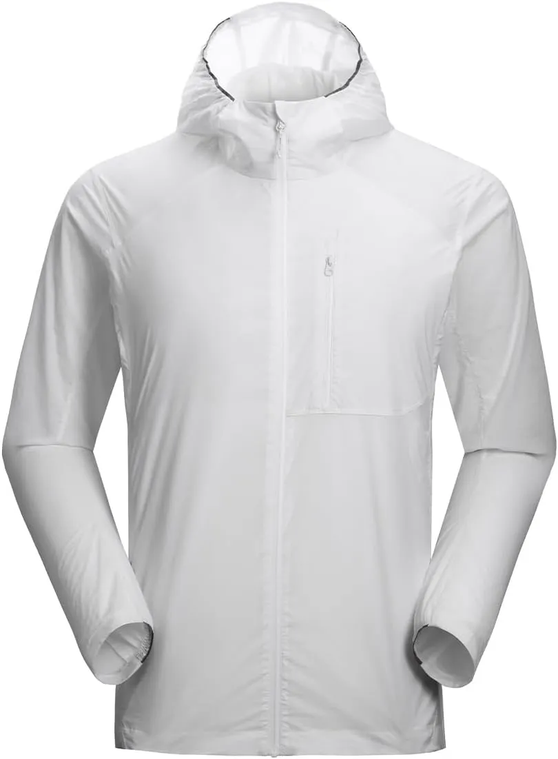 KAILAS Men's Running Jacket Windbreakers Sun Protection Rain Jacket Ultralight Hooded for Hiking Traveling