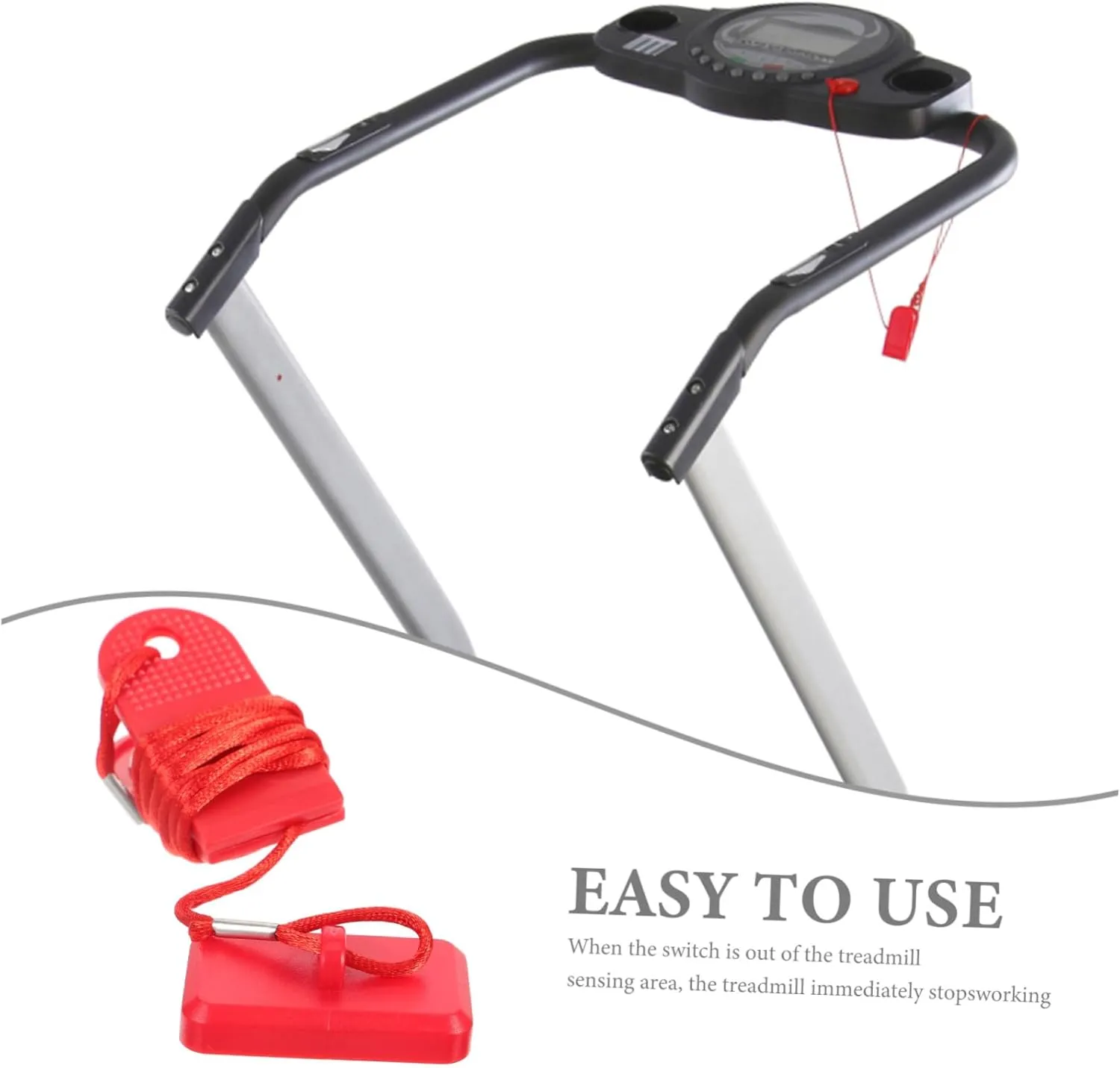 KESYOO Emergency Stop Switch Treadmill Safety Key Replacement Magnetic Security Key Treadmill Magnetic Security