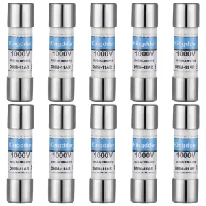 Kingdder Digital Multimeter Fuse Dmm-11A 11A 1000V DMM Replacement Fast Acting Replacement Agent Fuse 10 x 38 mm, 3/8 Inch x 1-1/2 Inch(10 Pcs)