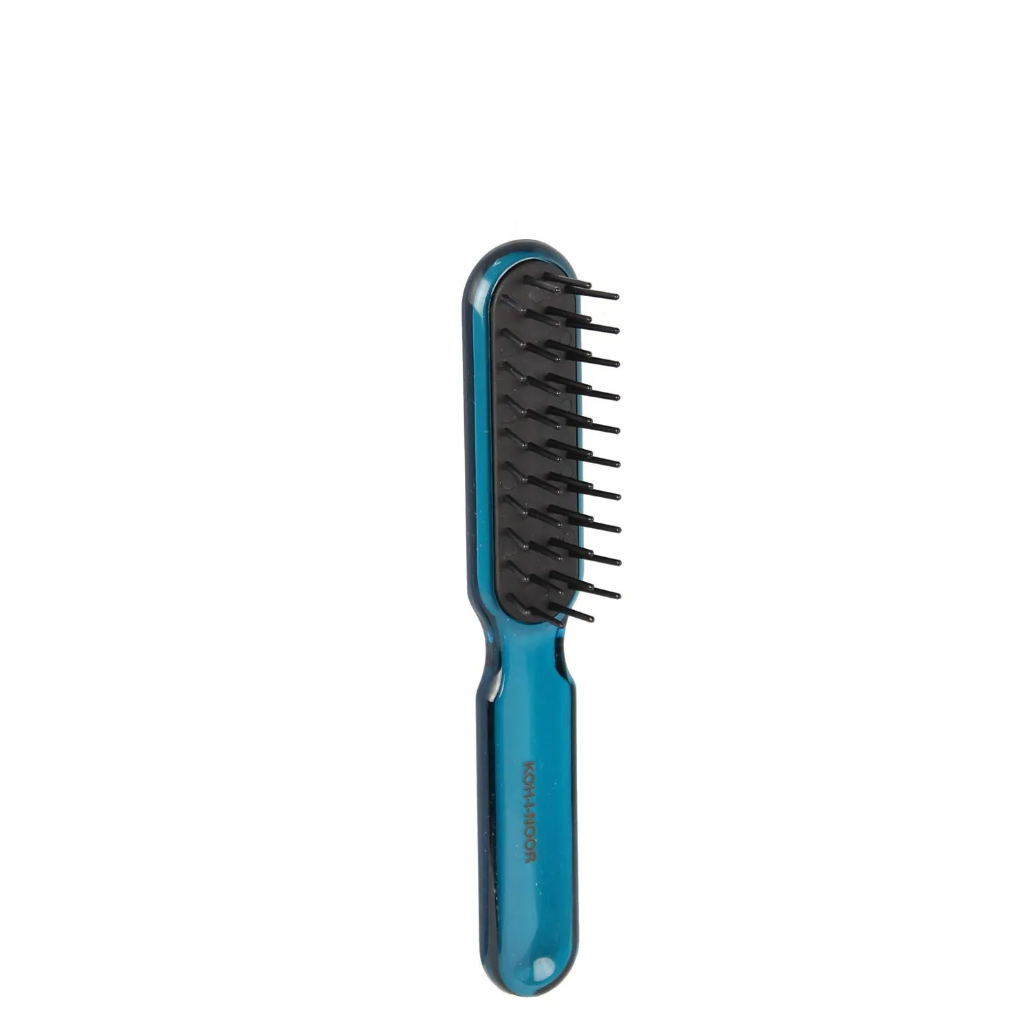 KOH-I-NOOR Curly Hair Rectangular Handbag Brush, 16 x 2.5 cm, Plastic Handle, Compact and Portable