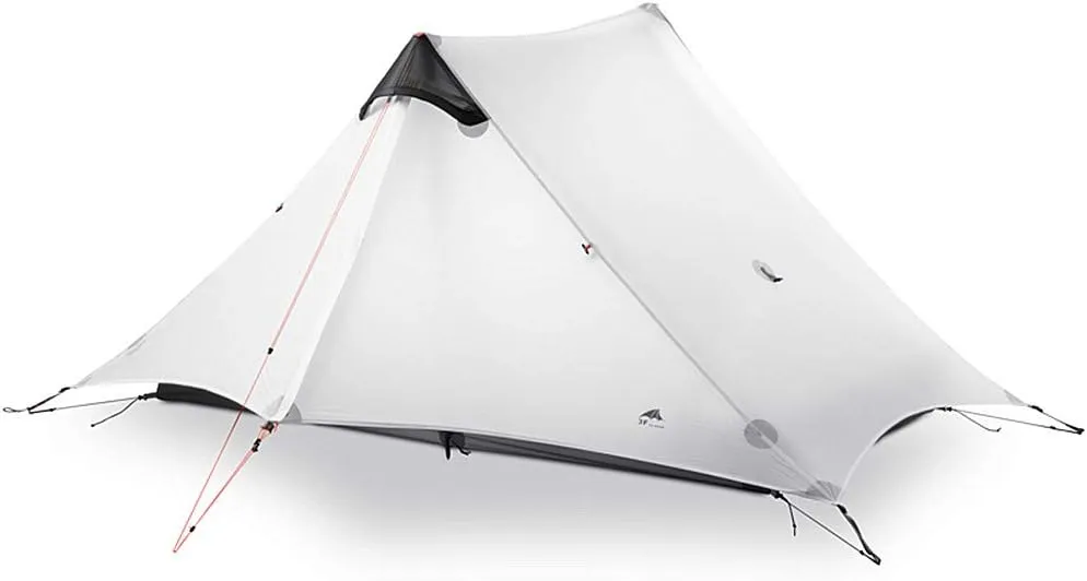 lanshan 2 Tent 2 Person Oudoor Ultralight Camping Tent 3 Season Professional 15D Silnylon Rodless Tent 4 Season