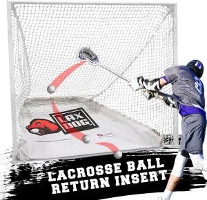 Lax Dog Lacrosse Goal Ball Return/Retriever Insert for Lacrosse Goals by Goal Sports Innovation, A Lacrosse rebounder for Shooting Training Practice