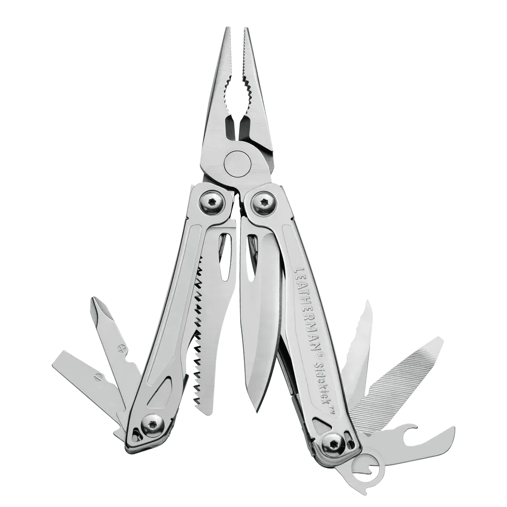 LEATHERMAN - SIDEKICK | 14 PIECE MULTI TOOL | STAINLESS W/ NYLON SHEATH | BOX