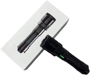 LED Emergency Protection Light – Ultra-Bright, Rechargeable with Power Display, Compact Design, Includes Flashing Mode for Personal Safety (Redesign, K99)