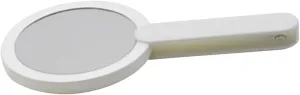 Led Makeup Mirror Compact Lighted Portable Handheld Round Design for Travel
