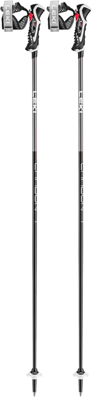 LEKI Carbon 14 3D Lightweight Carbon Ski Poles for Alpine Skiing
