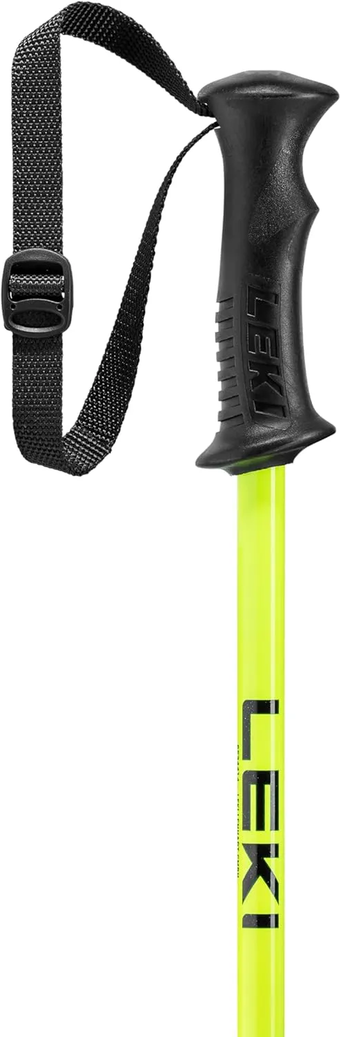 LEKI Kids’ Rider Lightweight Aluminum Ski Poles for Downhill Skiing