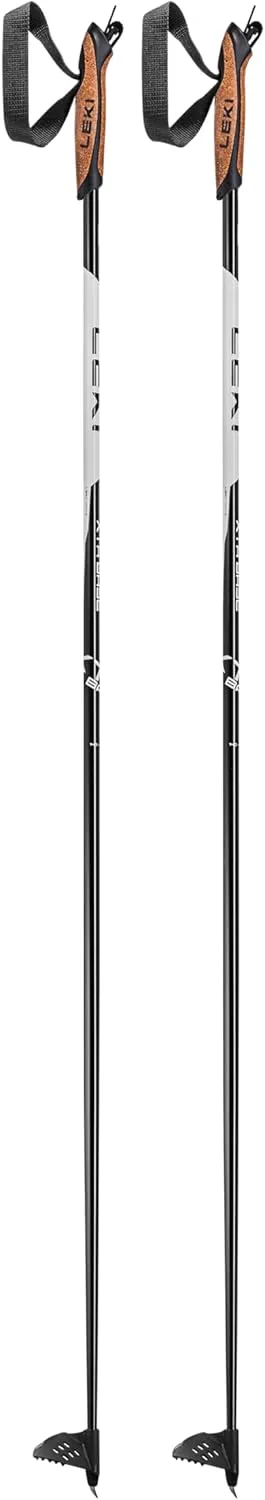 LEKI XTA Base Lightweight Aluminum Cross-Country Ski Poles for Nordic Skiing
