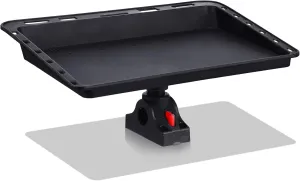 Lenwen Boat Cutting Board Bait Table for Boat Rod Holder Fish Cleaning Fillet Table Mounted Bait Cutting Board with Plier Storage and Knife Slot