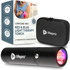 Lifepro Infrared & Red Light Therapy Device for Joints & Muscles Pain Relief, Portable Near Infrared Light for Body & Face Inflammation, Compact & Effective Design - Use 3 wavelengths