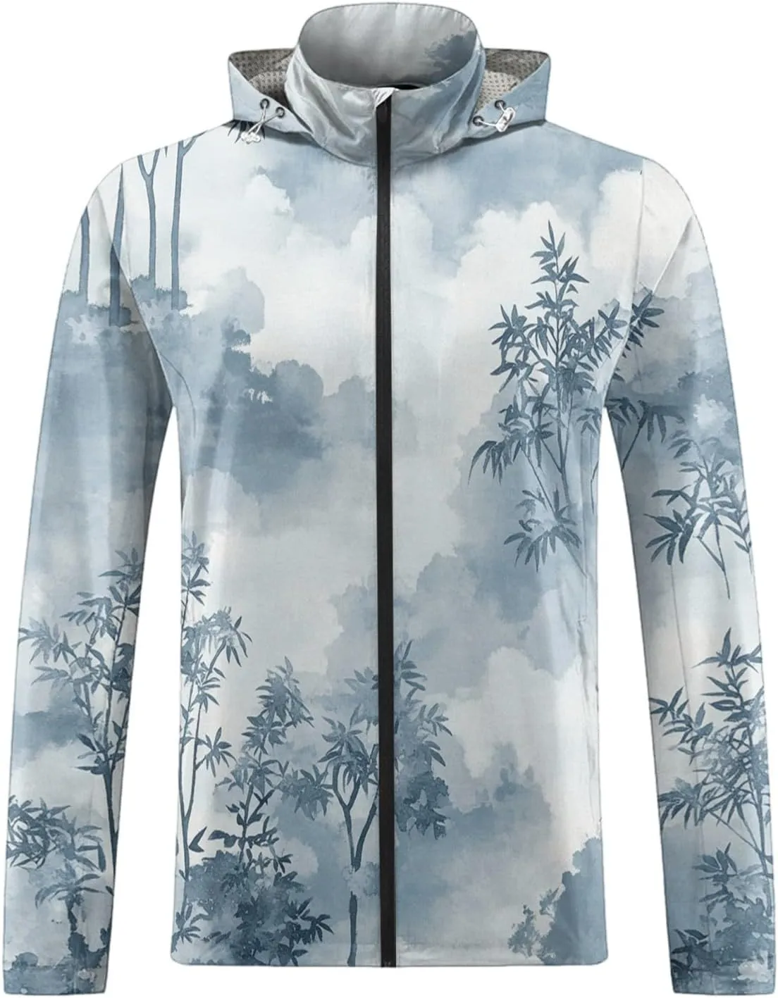 Light Weight Rain Jackets Men Big and Tall Light Outerwear Hiking Raincoats Lightweight Water Resistant Windbreaker