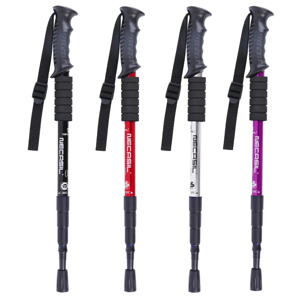 Lightweight Foldable Aluminum Trekking Poles for Hiking & Climbing