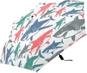 Lightweight Folding Umbrella, Portable Sun Travel Parasol, Compact Anti-UV Strong Rain Umbrella