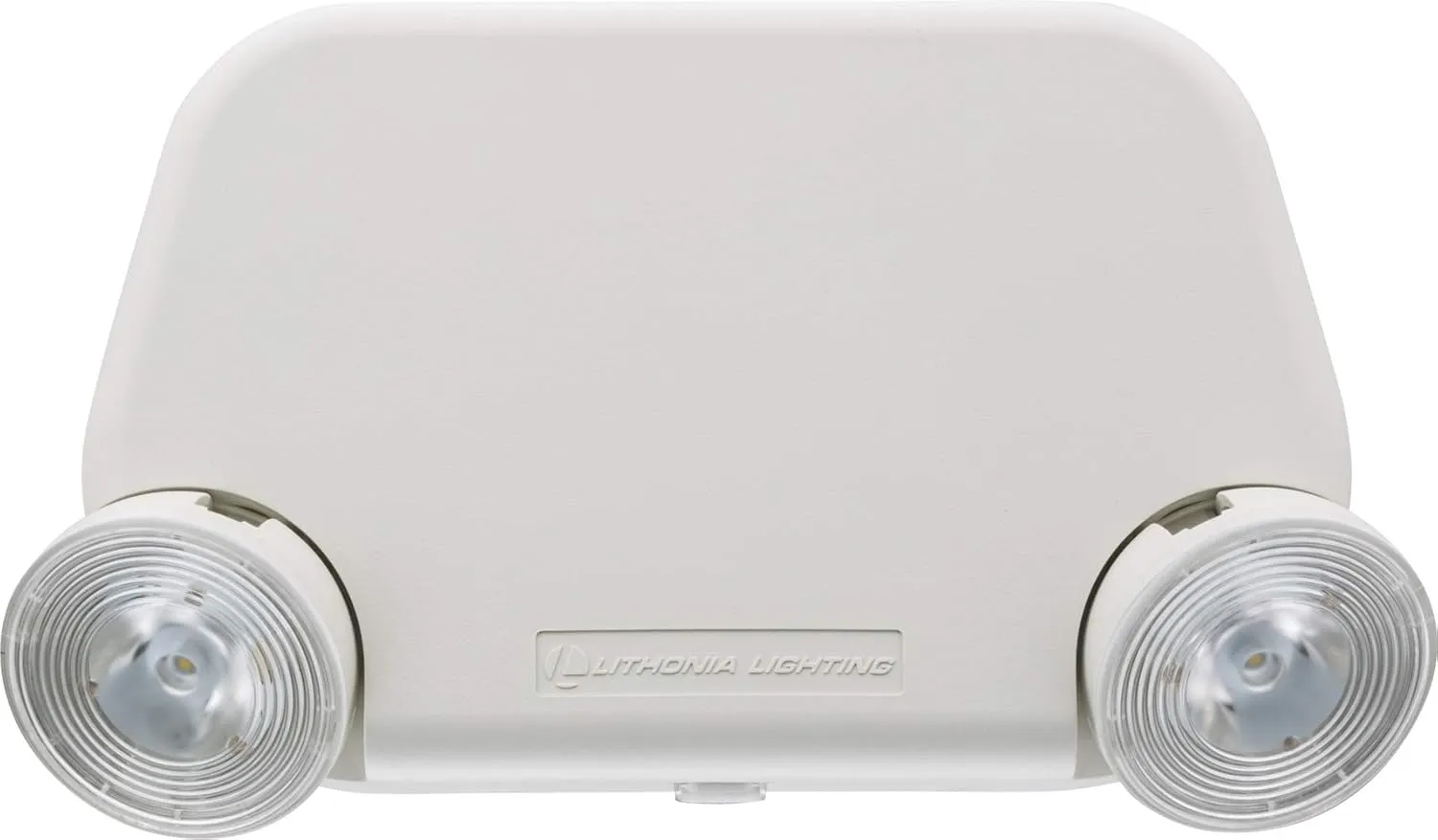 Lithonia Lighting Basics Low Profile Emergency Light, LED Emergency Lights for Business, Ceiling or Wall mount, White Thermoplastic, 120/277V Dual Voltage, Remote Capacity (EU2L REM M12)