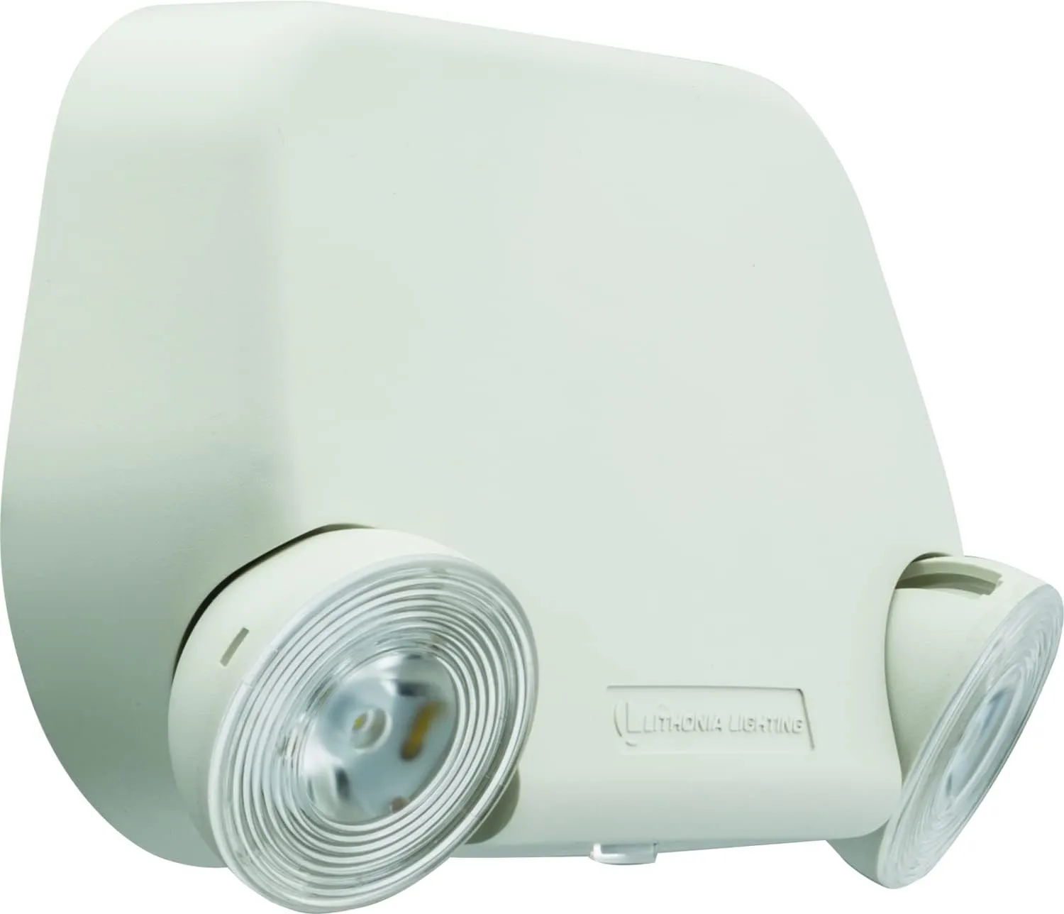 Lithonia Lighting Basics Low Profile Emergency Light, LED Emergency Lights for Business, Ceiling or Wall mount, White Thermoplastic, 120/277V Dual Voltage, Remote Capacity (EU2L REM M12)