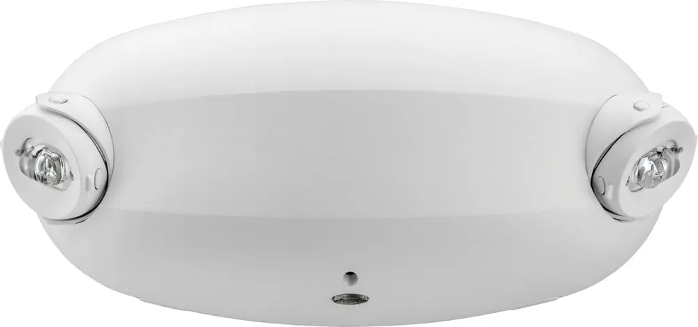 Lithonia Lighting Quantum LED Emergency Lights for Business, Aimable Emergency Light, Manual Testing, 220 Lumens, White (ELM2L M12)