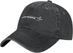 Lockheed Martin Washed Baseball Cap, Retro Adjustable Hats Funny Fashion Casquette for Men Women