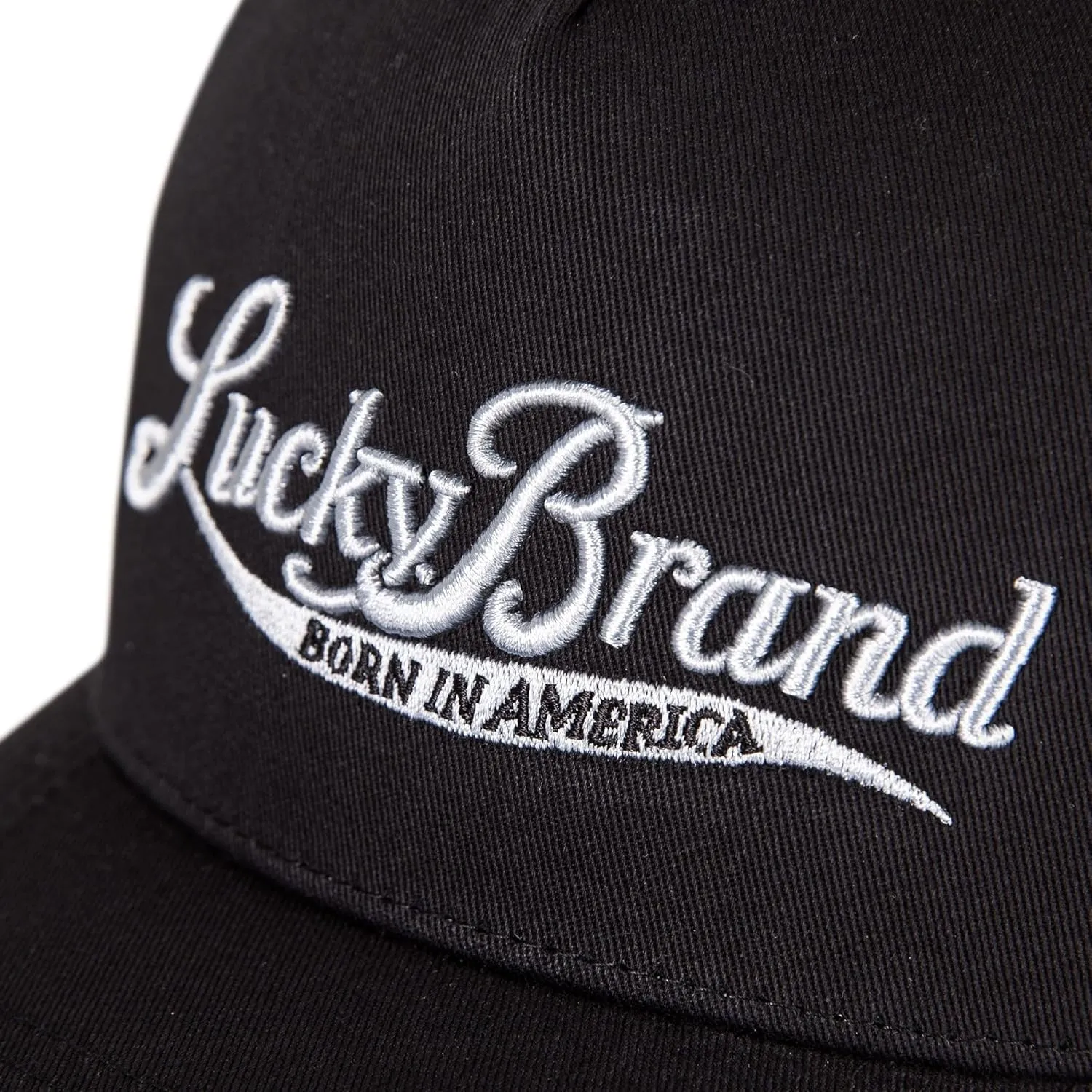 Lucky Brand Trucker Hat | Snapback | Adjustable | Mesh Back | Retro | Baseball Cap | Golf | Fishing | American Heritage