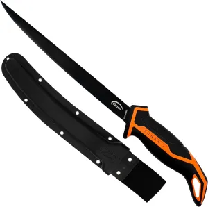 LUNAR-I 9" Micro Flex Fillet Knife - Razor Sharp Swedish Sandvik Blade - Non-Slip Handle Grip - Great for Filleting Fish or Cleaning Game - Includes Protective Sheath