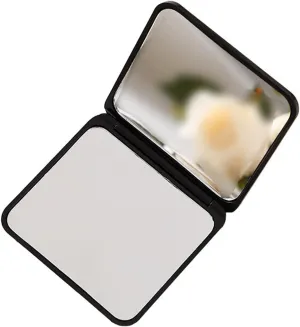 Make up Mirror Foldable Makeup Mirror Mini Square Makeup Vanity Mirror Portable Hand Mirrors Double-Sided Compact Mirror Pocket Cosmetic Mirror Mirror