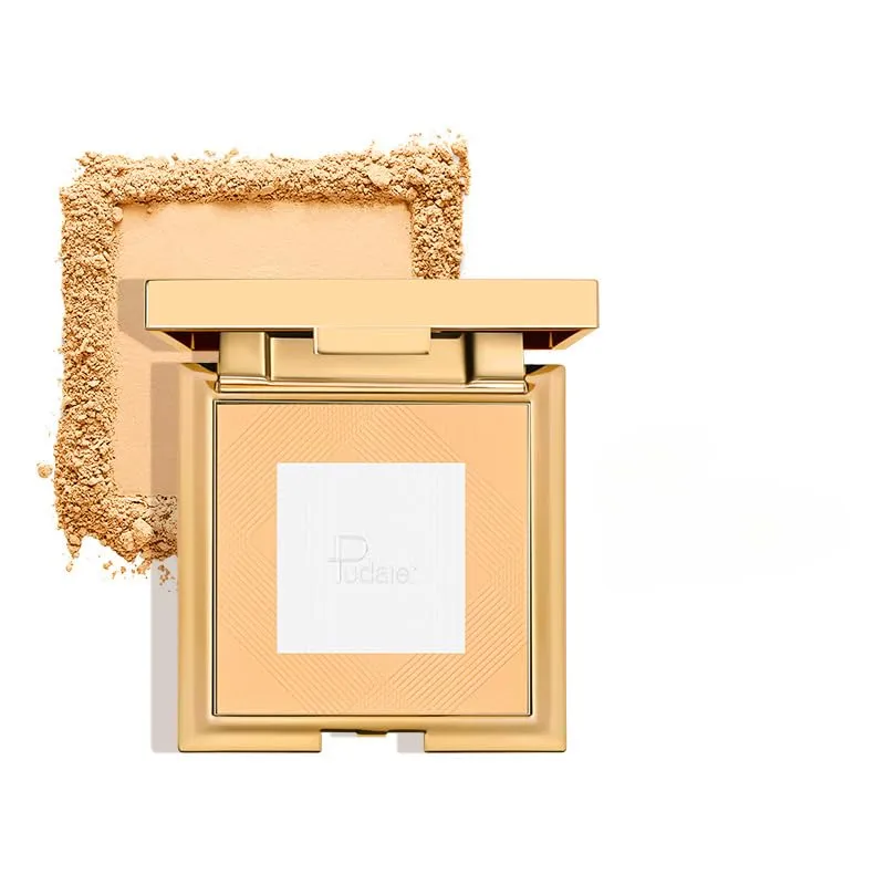 Matte Powder Compact - 10g Oil-Control Setting Powder for Flawless Touch-Ups and Full Coverage (03#)